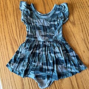 Little Sleepies Green Camo Bodysuit